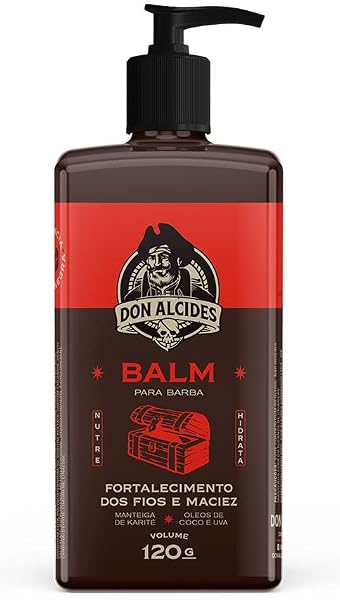 Balm para Barba Don Alcides Negra 140ml